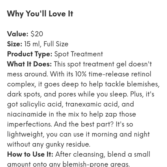 Nip+Fab Retinol Fix Blemish Treatment Gel 10% - Picture 2 of 11